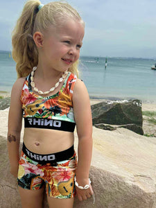 Hula Lola- Girls Active Boxer Skins and Crop Top set