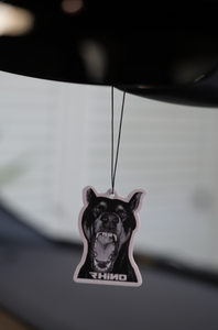 Rhino Car Air Freshener- Dobermann