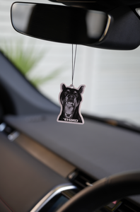 Rhino Car Air Freshener- Dobermann