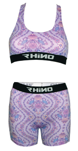 Shell Island Lilac- Womens Skins Boxer Set