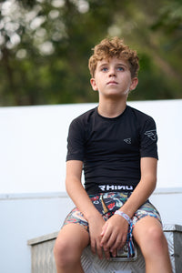 Youth compression short sleeve underskin