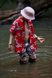 Terry Towelling bucket hat Soft Pink